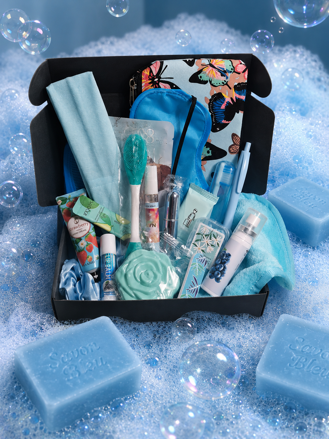 Coffret "Blue Girly beauty"