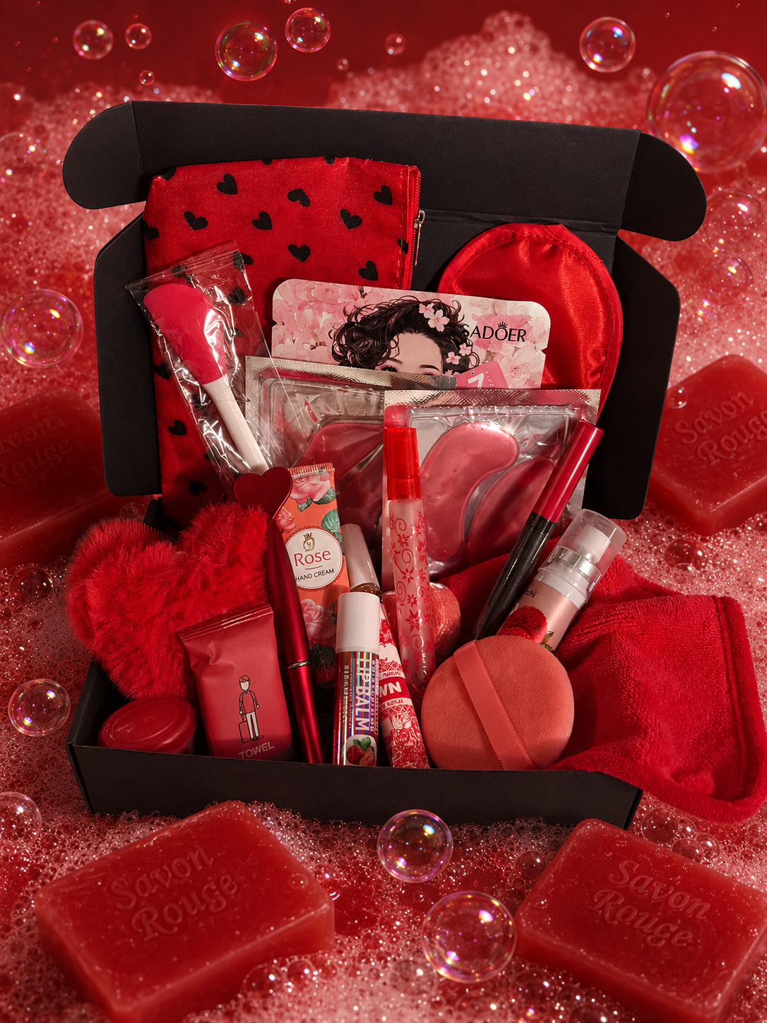 Coffret "Red Girly beauty"