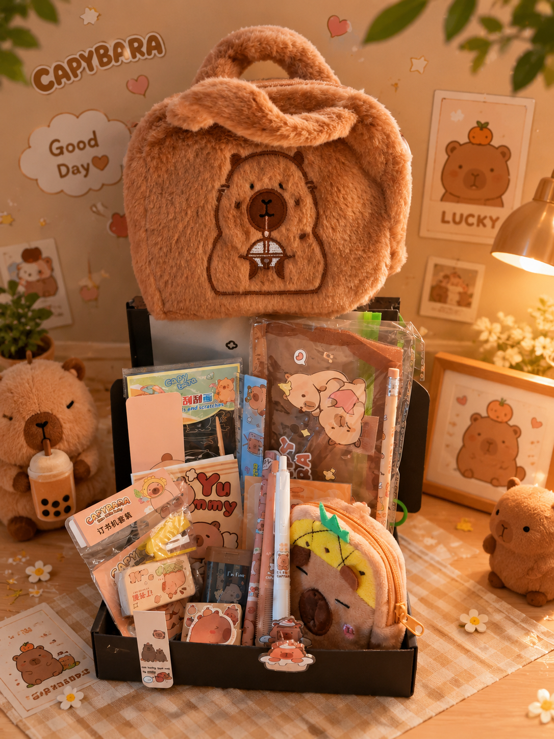 Coffret Kawaii "Capybara Cozy"