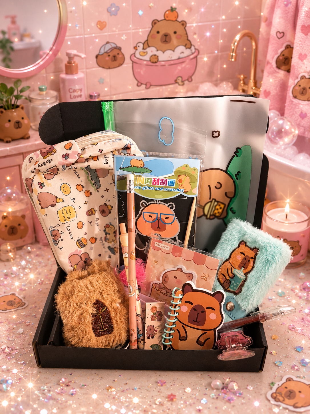 Coffret Kawaii "Sweet Capybara Dreams"