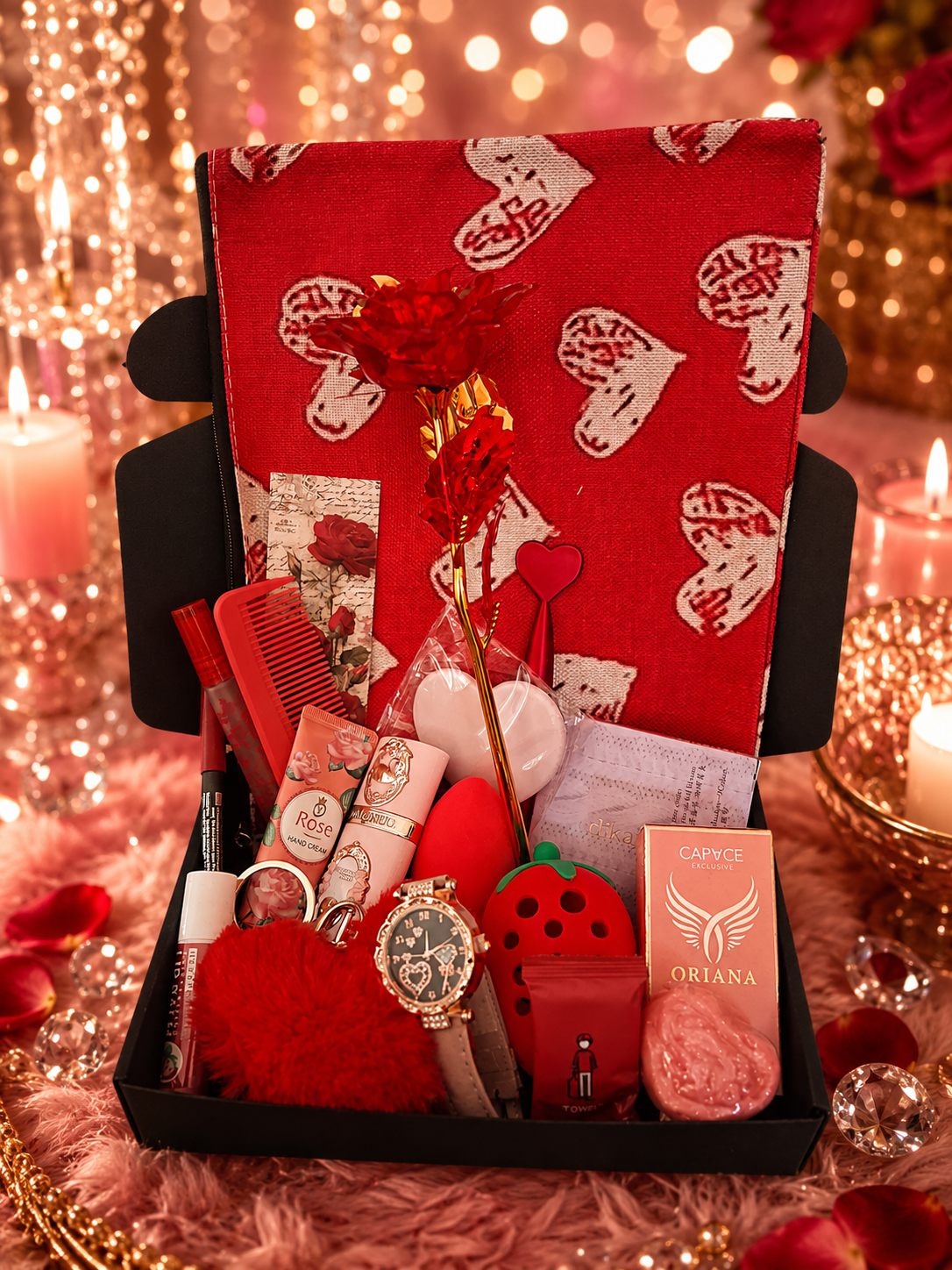 Coffret "Red Glamour" – 15 Articles tendances
