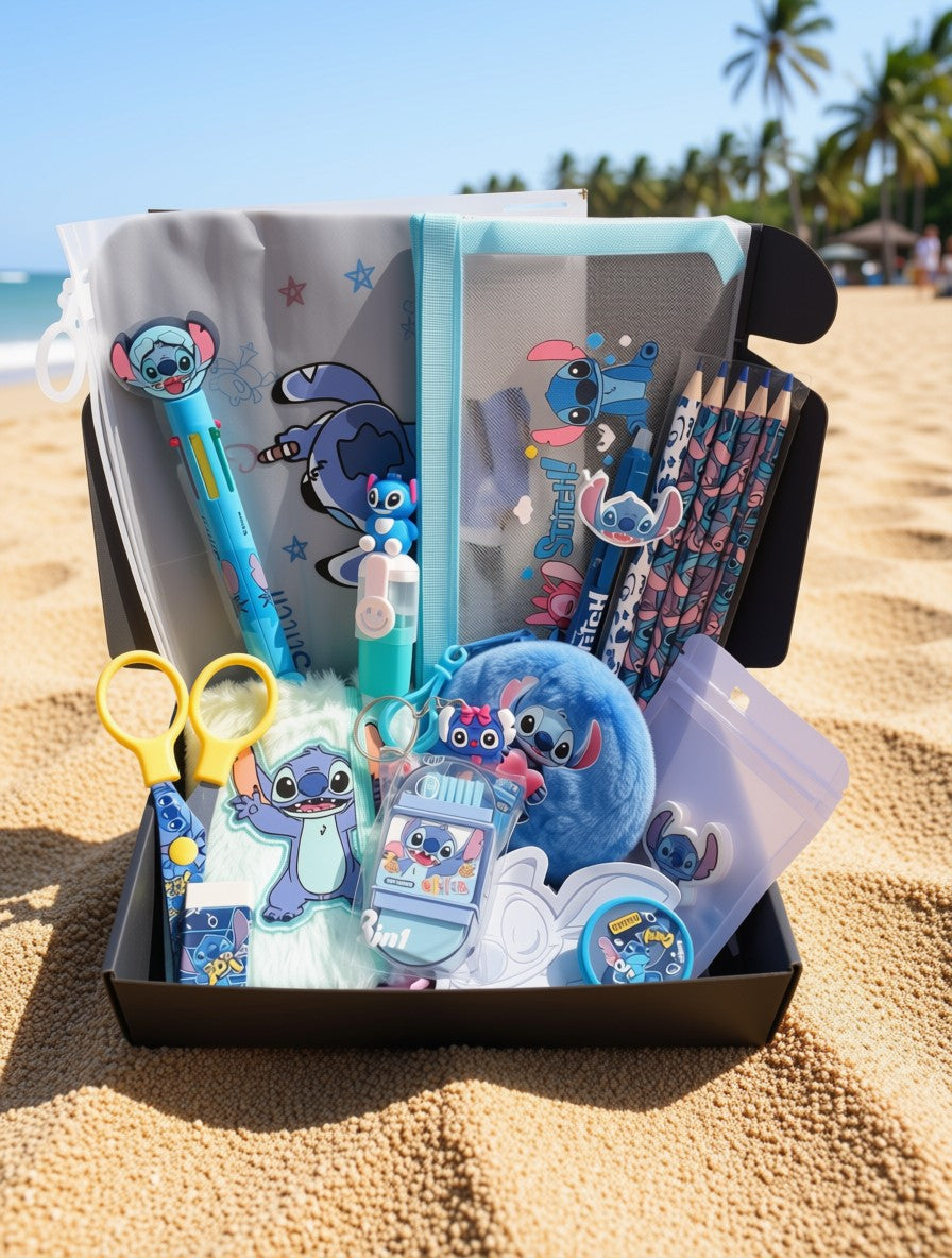 Coffret Stitch "Tropical Stitch Dreams" - 20 articles de papeteries