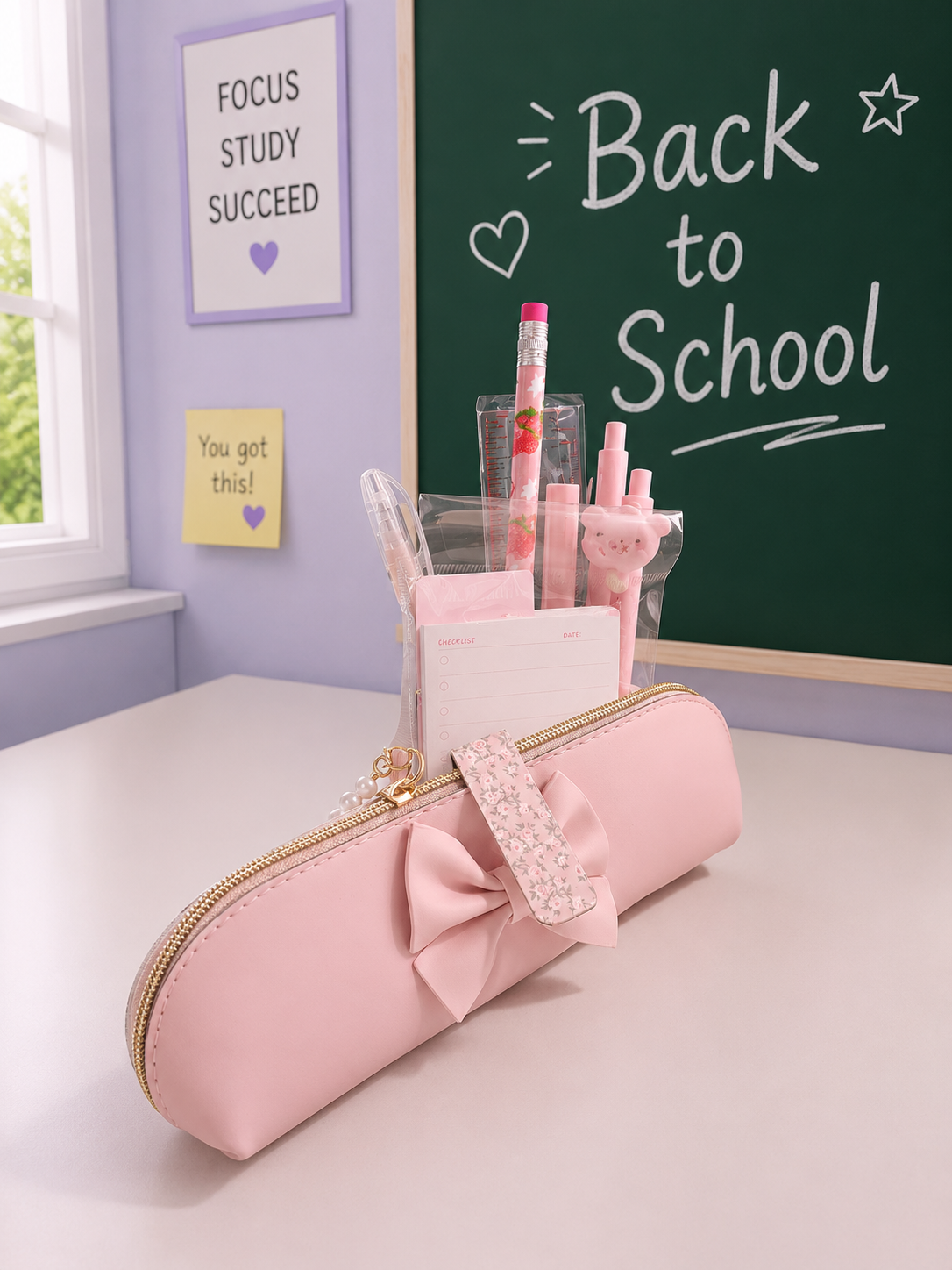 Trousse Girly rose