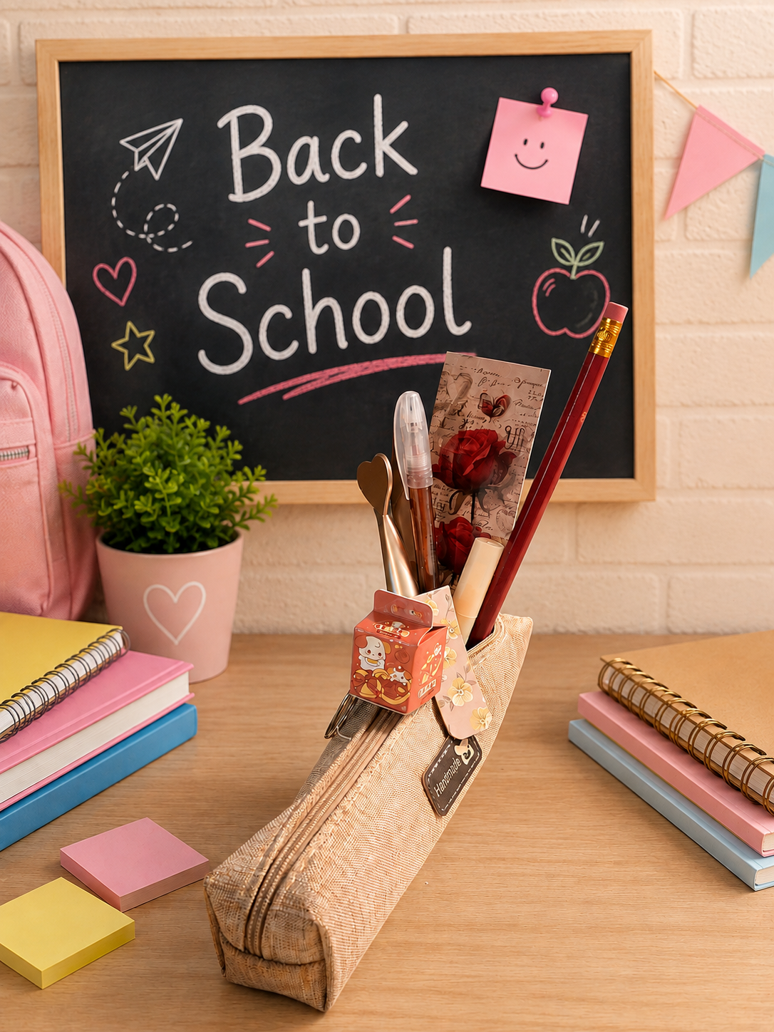 Trousse girly brune