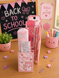 Set de papeterie rose