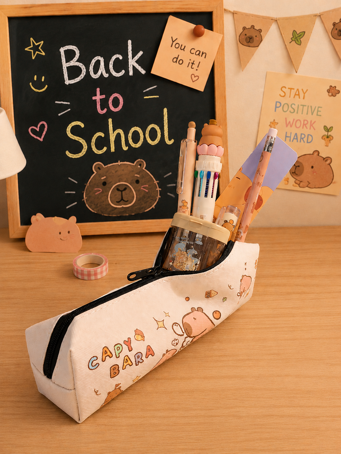 Trousse back to school capybara